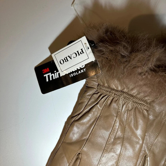 New Picabo  Leather Gloves - Picture 2 of 5